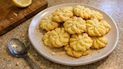 Zitronen-Spritzgebäck: so werden die Weihnachtsplätzchen besonders mürbe