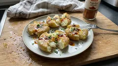 Smashed Potatoes mit Parmesan: außen knusprig, innen weich – aus dem Ofen
