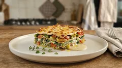 Gemüselasagne mit Béchamel: so wird sie saftig und richtig aromatisch