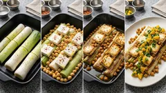 Feta auf Ofenlauch mit Kichererbsen – Orangen-Salsa als frischer Twist